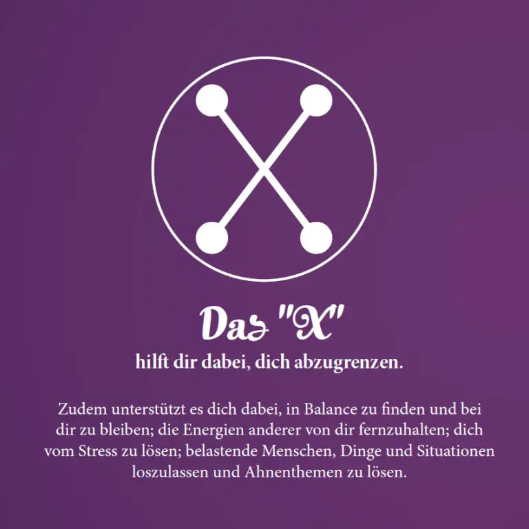 Energiezeichen X